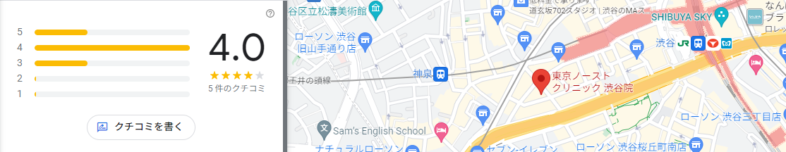 東京ノーストクリニック渋谷院