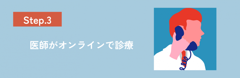 医師のオンライン診療を受ける